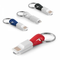 Chaveiro Cabo USB com Conector 2 em 1